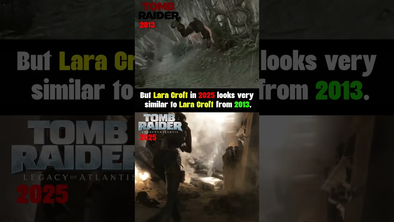 Tomb Raider Legacy of Atlantis vs 2013 👀