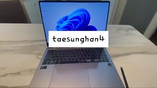 Introducing the #galaxybook4pro360 given as a gift the day before your birthday | @taesunghan4