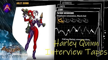 Arkham Asylum - Harley Quinn Interview Tape Locations