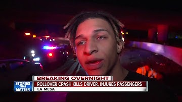 1 dead, 2 hurt after crash on freeway in La Mesa