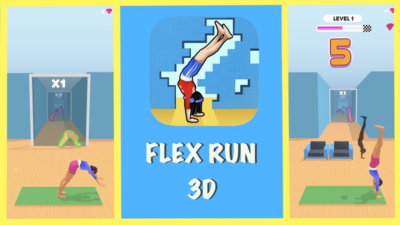 Flex Run 3D Gameplay Walkthrough | iOS | by Voodoo