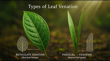 Venation in Leaves | Reticulate & Parallel Venation Explained