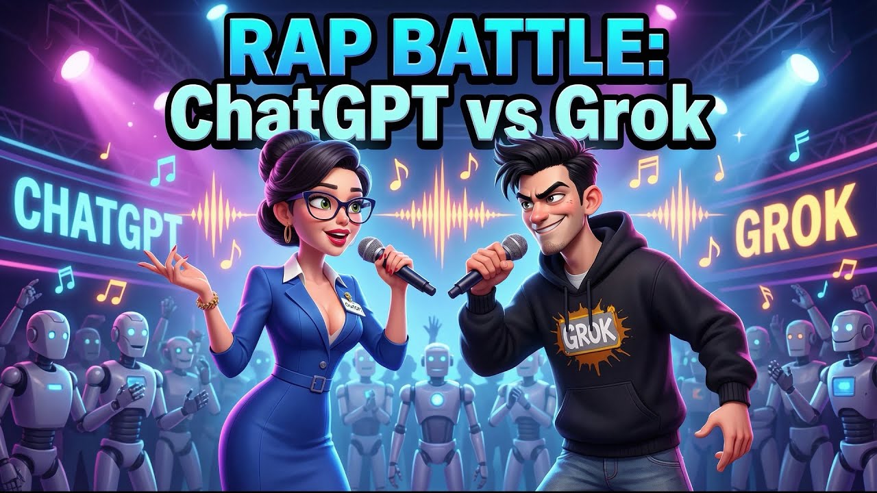 ChatGPT vs Grok | Epic AI Rap Battle - YouTube