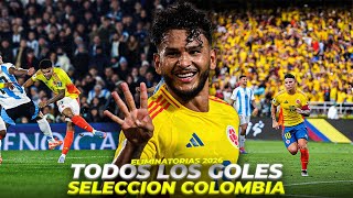 TODOS LOS GOLES DE LA SELECCION COLOMBIA EN LAS ELIMINATORIAS AL MUNDIAL 2026