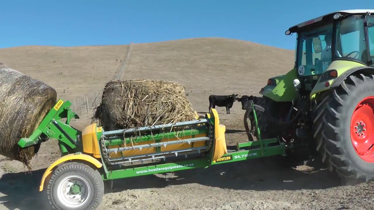 Hustler Bale Feeders Model Sl700x Youtube