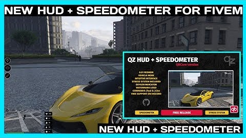 QBCore New HUD FiveM *FREE* | FiveM Roleplay Scripts | FiveM Tutorial 2023 | MJ DEVELOPMENT