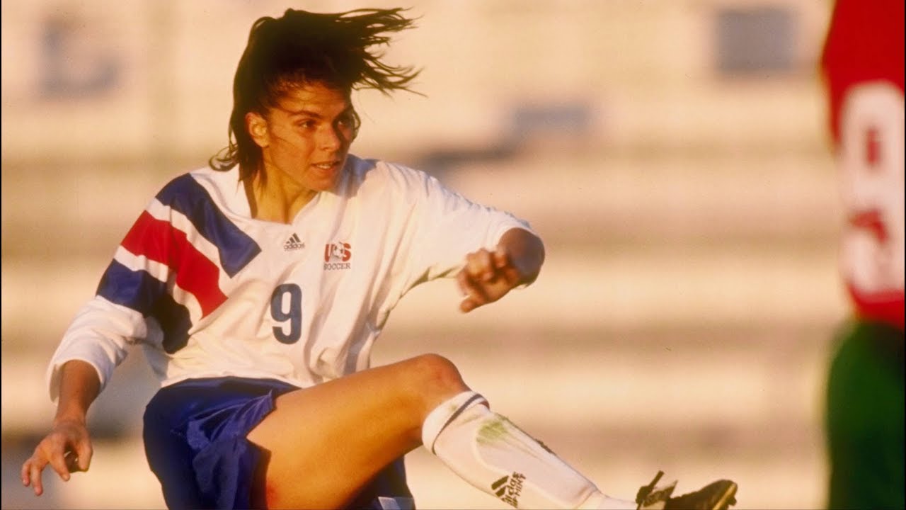 Silver Award winner Mia Hamm, a graduate of the University of North Carolin...