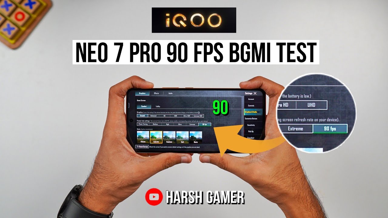 iQOO Neo 7 Pro 90 FPS Pubg Test, Heating and Battery Test | Best Phone ...