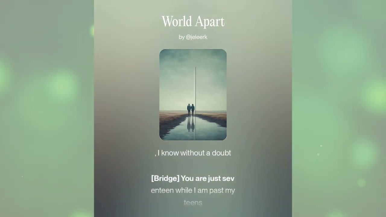 Kim Chatto - World Apart (Official Lyric Video)