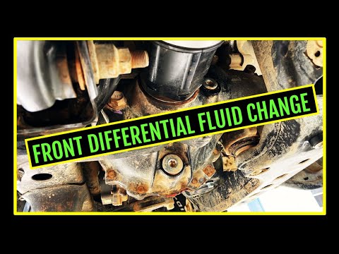 HOW TO CHANGE FRONT DIFFERENTIAL FLUID ON A TOYOTA TACOMA - YouTube
