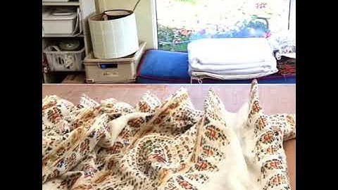 Pleat To Pattern triple pleat heading on #colefaxandfowler #handsewn #interlined linen #curtains