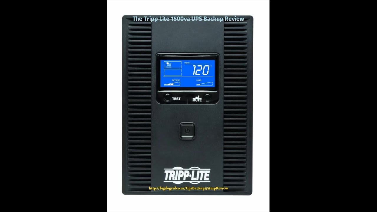 The Tripp Lite 1500va Ups Backup Review Youtube