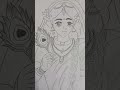 #easy #radharani#sketch #drawing#video#viral#shorts