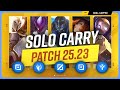 The NEW BEST SOLO CARRY CHAMPIONS on PATCH 25.23 - League of Legends