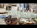 DÉCORATION DE LA VÉRANDA 🤩| RECETTE Donuts maison | DIY Tableau minimaliste &amp; vase Zara