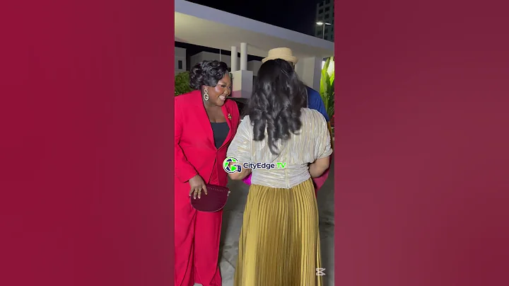 STAN NZE & HIS WIFE AT RADIO VOICE MOVIE PREMIERE