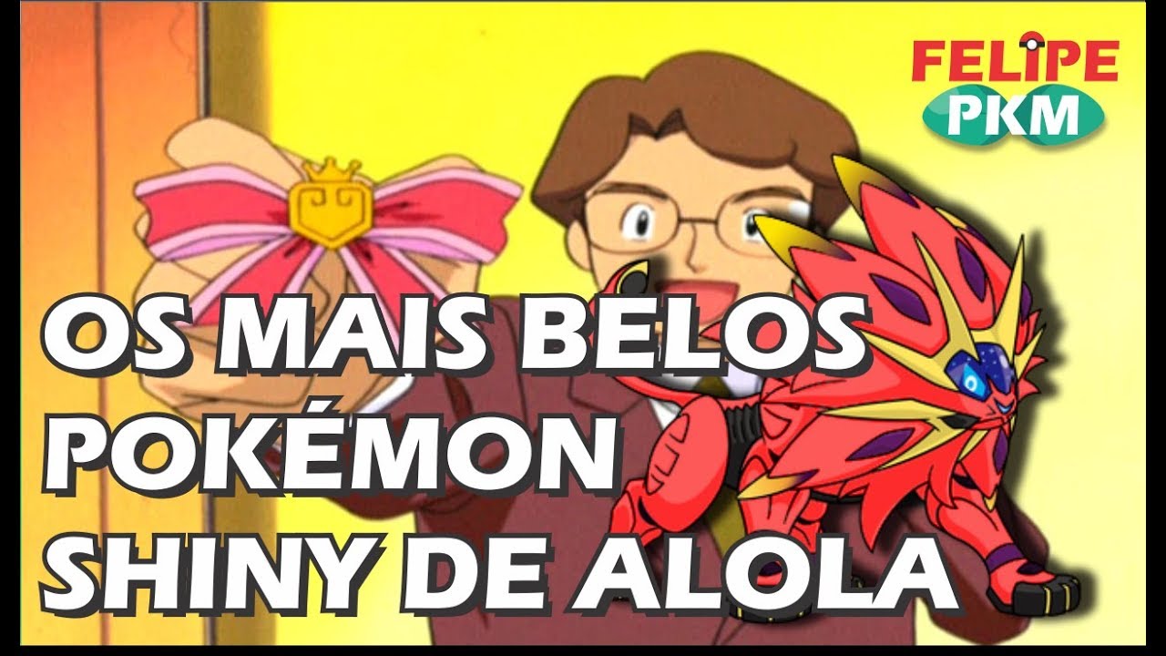 Top 3 pokemon shinys mais lindos (opinião)