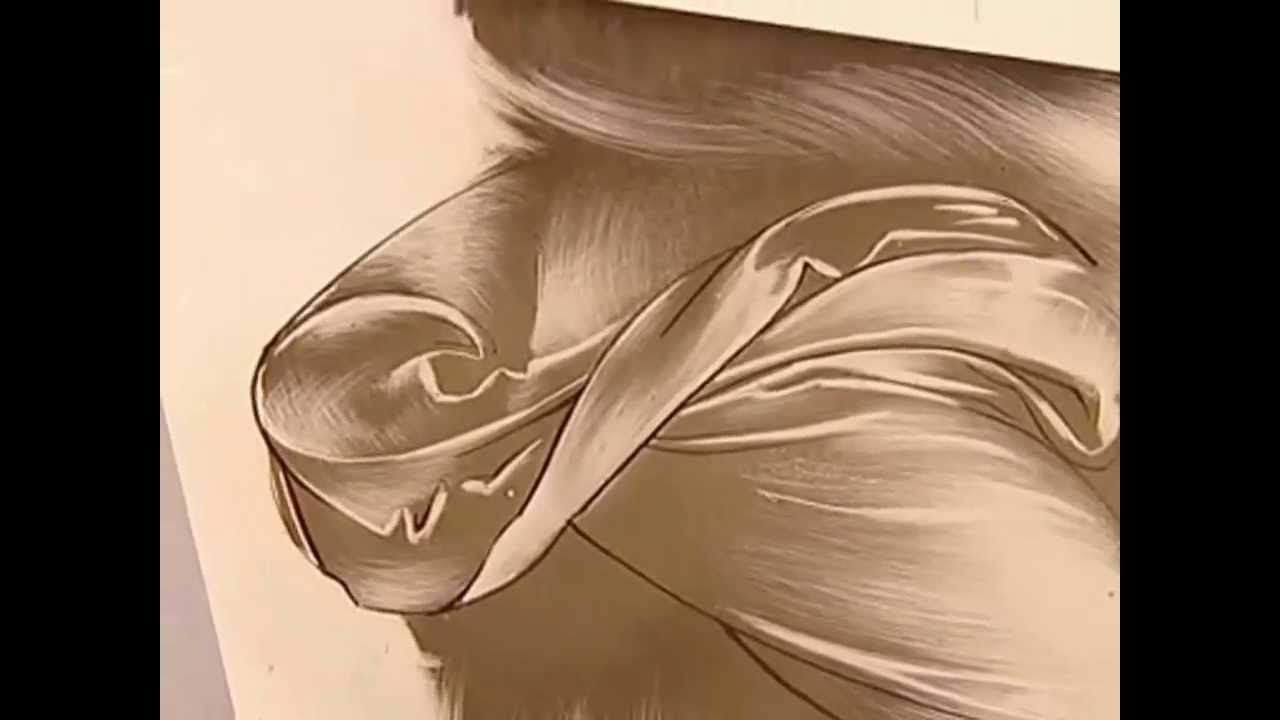 Démo de grisaille/peinture sur verre au Cerfav pour le projet VITRA.EU