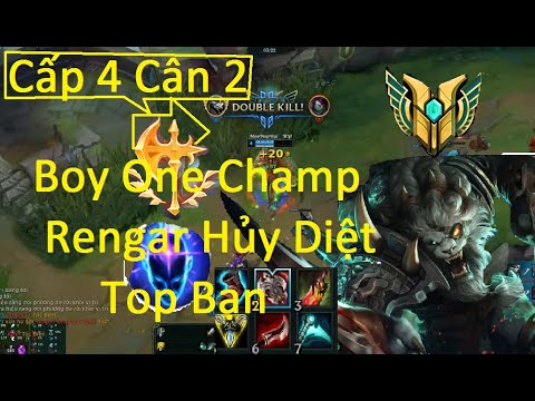 Video Boy One Champ Rengar Hủy Diệt Top Bạn Với Lối Lên Đồ... - youtube