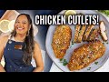 Parmesan chicken cutlets recipe  chicken recipes  chef zee cooks