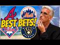 BEST MLB Picks Today! Braves vs Mets | Phillies vs Brewers | Friday MLB BEST Bets