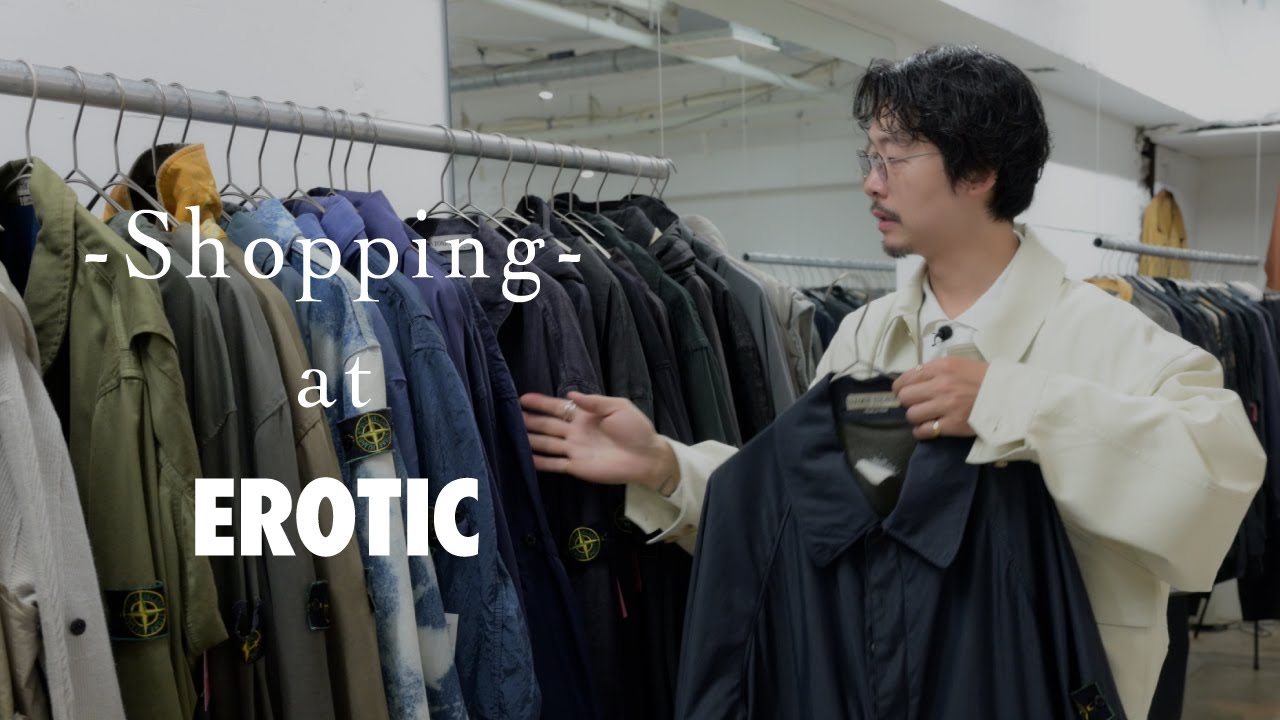 【Shopping】takamamaと、 EROTIC【希少なHermèsやSTONE ISLAND、高品質な古着を大量発掘】
