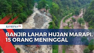 Diterjang Banjir Lahar Hujan Gunung Marapi, Akses PadangBukittinggi Putus Total