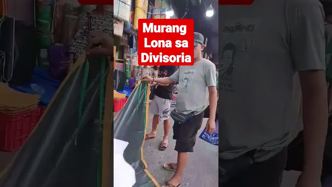 Murang Lona sa Divisoria  php 2,000 ganyan na kalaki pwede na pang cover sa gate