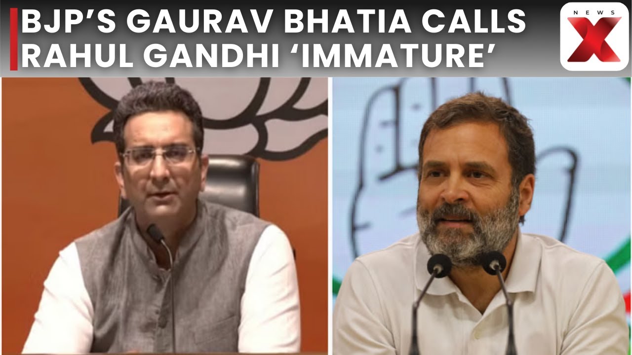БДП нацелилась на Конгресс: Гаурав Бхатия назвал Рахула Ганди «незрелым в политике» на фоне сканд...