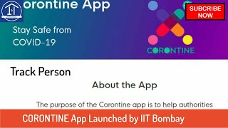 CORONTINE App Launched by IIT Bombay | Track COVID-19 Effected Person #IndiaFightsCorona screenshot 5