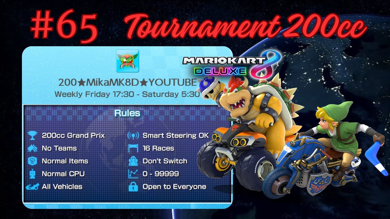 🚀🪐 ( 65 ) Tournament 200 CC With Viewers MK8D 🎮 Mario Kart 8 Deluxe  Livestream​