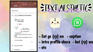 Cara Membuat List Gc Trainee Intro Rp Sistem Nn Youtube