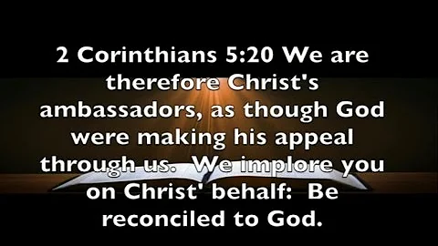 2 Corinthians 5:20 Live As An Ambassador for Christ
