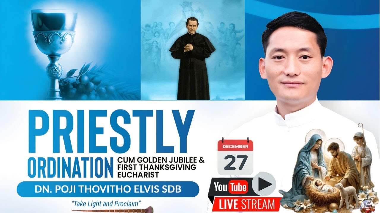 Priestly Ordination of Dn. Poji Thovitho Elvis, SDB