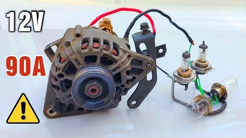 12V 90A Car Alternator to Electric Generator 1000W #EP2