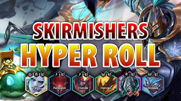 TFT 6 Skirmishers hyper roll. The almighty 1v9 Jax Machine