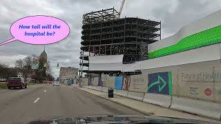 Henry Ford Hospital Expansion Construction Update December 2025 Tower Rising Toward 20 Floors