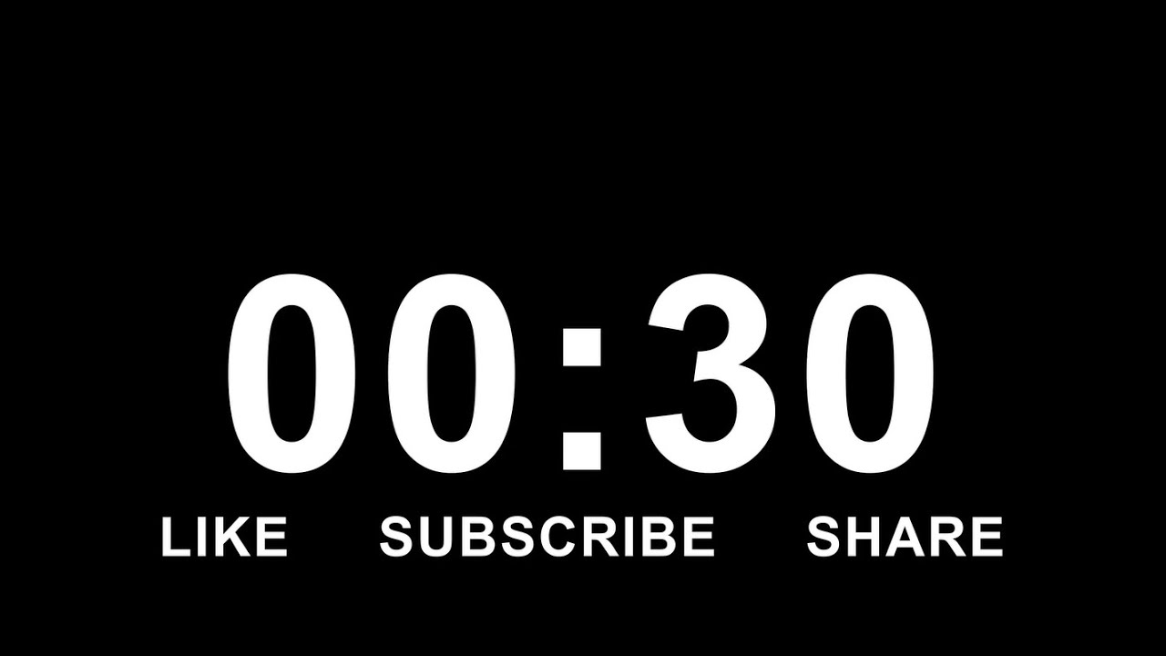 30 second Countdown Timer - YouTube