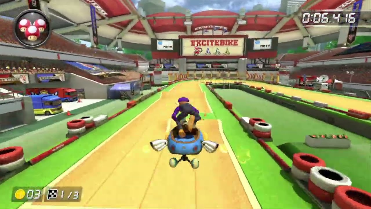 Excitebike Arena [200cc] 114.861 JenZua (Mario Kart 8 Deluxe World