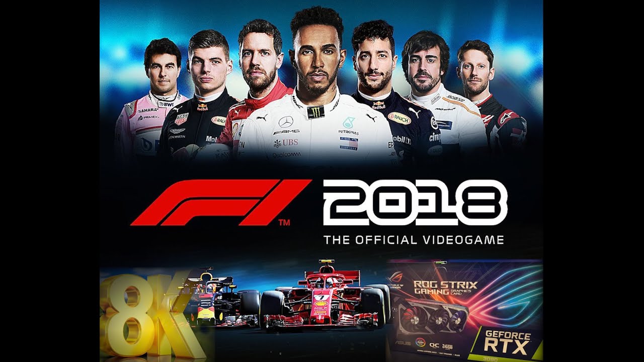 ASUS ROG STRIX 3090 OC || F1 2018 - 8K Benchmark || Ultra Settings