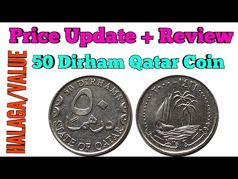 50 Dirham 2000-2003 Qatar Coin (Price Update + Review)