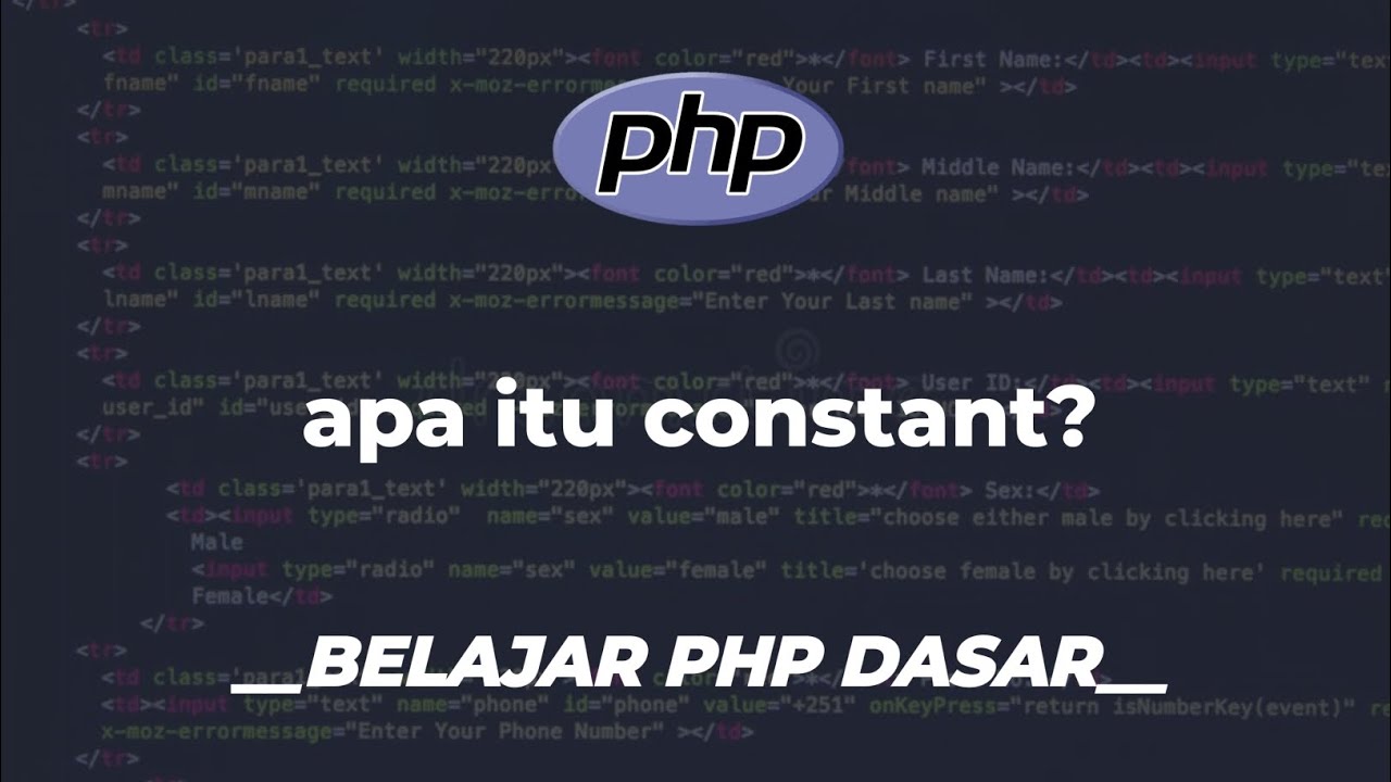 Constant Itu Apa