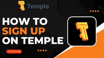 How to Sign Up Temple Wallet Account !