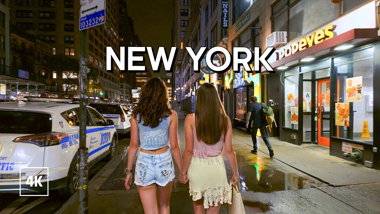 New York, Amerika Serikat | Jelajah Kota Malam 4K | 22 Sep 2026