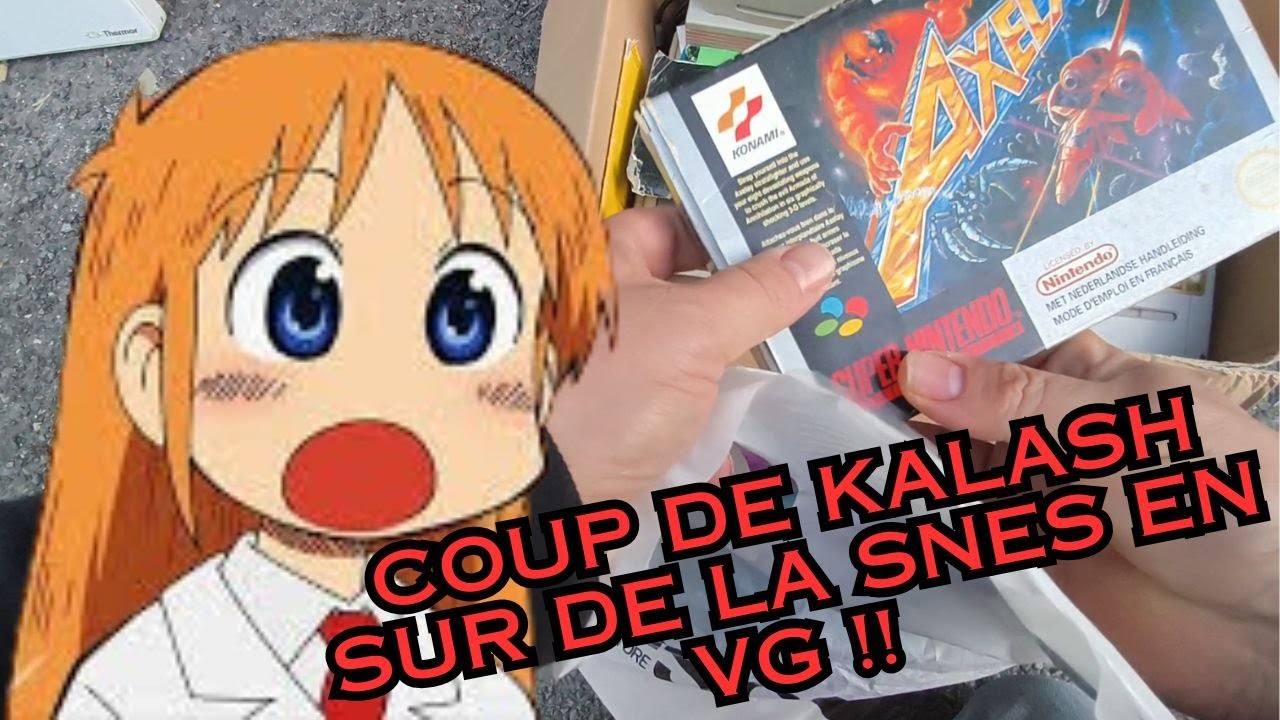 #videgrenier live Un Coup de kalash sur de la snes en vg !!!