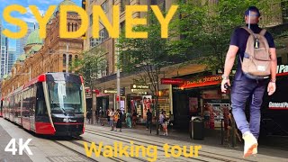 SYDNEY AUSTRALIA Walking Tour | 4K HDR | George Street - CBD 2024