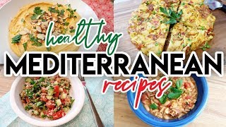 6 HEALTHY MEDITERRANEAN RECIPES! 😃 HUMMUS 🌶 TABOULEH 🥒 PASTA E FAGIOLI🥗 MEAL PREP MEDITERRANEAN DIET screenshot 3