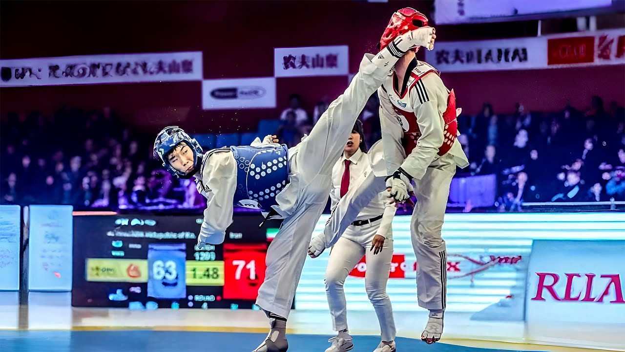 Brutal Taekwondo Head Kick Knockouts 😱 | Devastating Speed & Perfect Timing 🥋⚡