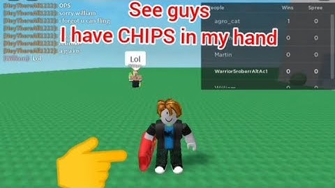 FE CHIPS V2 SCRIPT played at Roblox FENCING game - see script link on comments