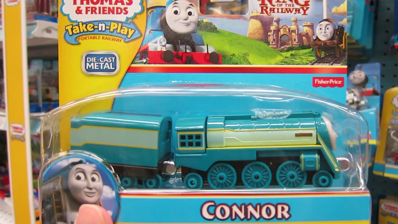 CONNOR King of the Railway Thomas Take N Play Diecast Train YouTube